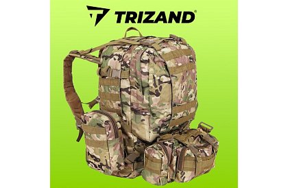 Velký CAMO vojenský batoh TRIZAND – 45 l