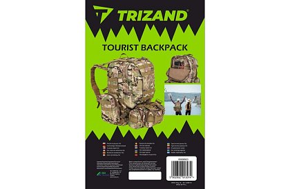 Velký CAMO vojenský batoh TRIZAND – 45 l