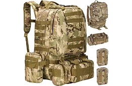 Velký CAMO vojenský batoh TRIZAND – 45 l