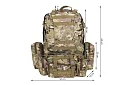 Velký CAMO vojenský batoh TRIZAND – 45 l