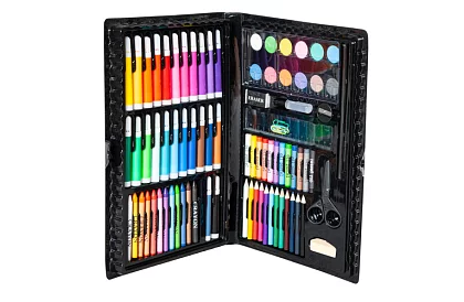 Výtvarná malířská sada v kufru – 86 ks