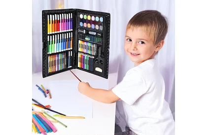 Výtvarná malířská sada v kufru – 86 ks