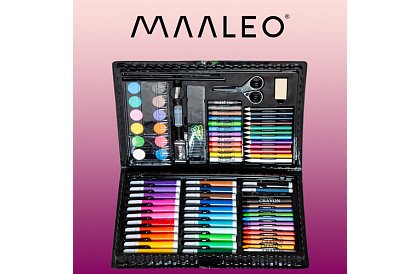 Výtvarná malířská sada v kufru – 86 ks