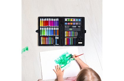 Výtvarná malířská sada v kufru – 86 ks