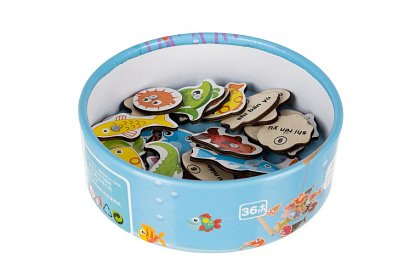 Rybářská hra – lovení na magnet - 25 dílků