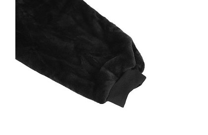 Oversize teplá mikina – černá