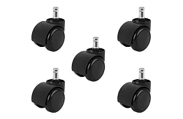 Náhradní kolečka pro kancelářské židle – 5 ks