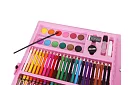 Výtvarná malířská sada v kufru – 168 dílků, růžová