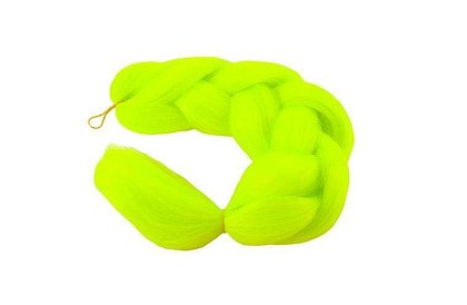 Syntetické ombre copánky na vlasy - neonové