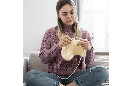 Háčkovací sada – 50 dílný kreativní set v pouzdře