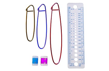 Háčkovací sada – 50 dílný kreativní set v pouzdře