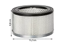 Žáruvzdorný  HEPA filtr pro vysavač popela