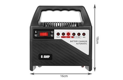 Nabíječka baterií 6-12V / 6A – nabíječka autobaterií