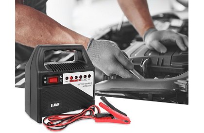Nabíječka baterií 6-12V / 6A – nabíječka autobaterií