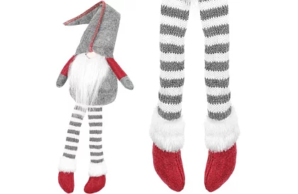 Sedící skřítek – šedý elf 50 cm