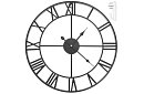 Retro nástěnné hodiny - černé