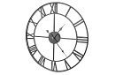 Retro nástěnné hodiny - černé
