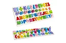 Dřevěné puzzle s abecedou a čísly