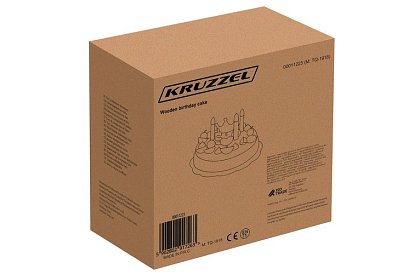 Dřevěný narozeninový dort – kreativní sada