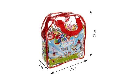 Stavební bloky – brčka – sada 1000 ks