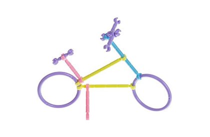 Stavební bloky – brčka – sada 1000 ks