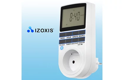 Digitální spínací hodiny – časovač zapnutí/vypnutí