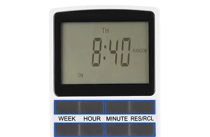 Digitální spínací hodiny – časovač zapnutí/vypnutí