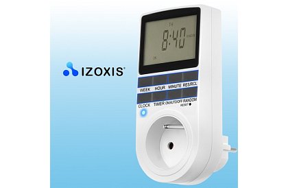 Digitální spínací hodiny – časovač zapnutí/vypnutí