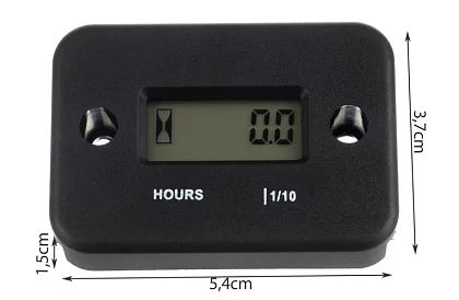 Digitální motohodiny – počítadlo provozních hodin