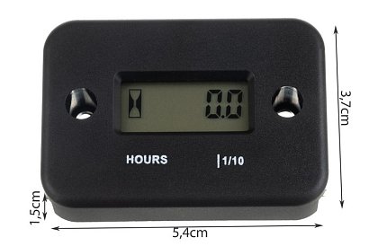 Digitální motohodiny – počítadlo provozních hodin