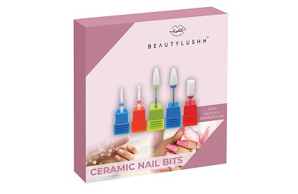 Sada 5 keramických nastrčných pilníků - fréz