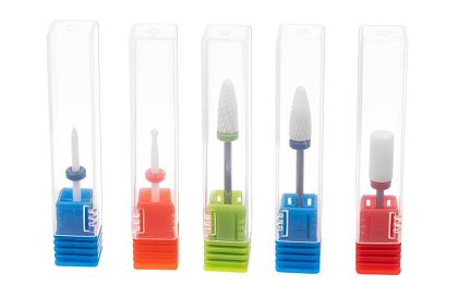 Sada 5 keramických nastrčných pilníků - fréz