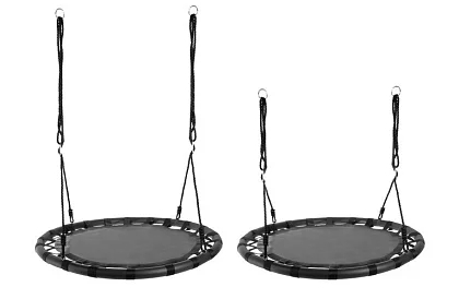 Houpačka - čapí hnízdo černá - 100 cm / 150 kg