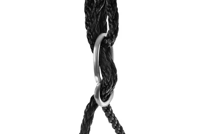 Houpačka - čapí hnízdo černá - 100 cm / 150 kg