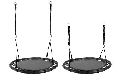 Houpačka - čapí hnízdo černá - 100 cm / 150 kg