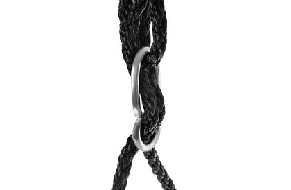 Houpačka - čapí hnízdo černá - 100 cm / 150 kg