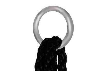 Houpačka - čapí hnízdo černá - 100 cm / 150 kg