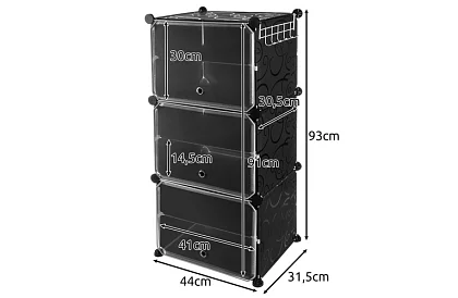 Modulární botník - pojme až 12 párů bot