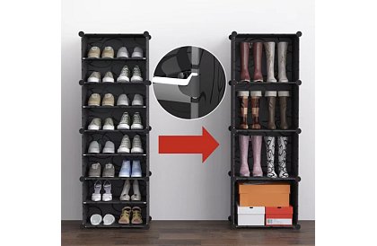 Modulární botník - pojme až 12 párů bot