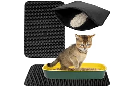 Podložka pod kočičí záchod – rohožka zadržující nečistoty