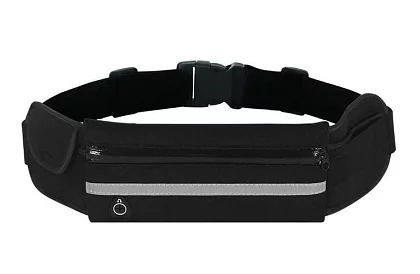 Turistická ledvinka na drobnosti - černá