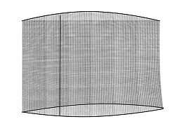 Moskytiéra na zahradní slunečník 350 cm – černá