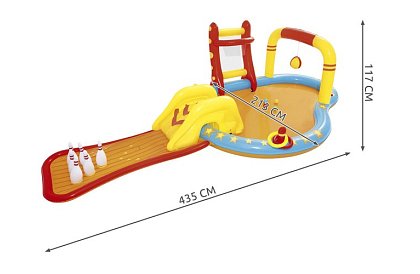 Nafukovací vodní hřiště 435x213x117cm - Bestway 53068