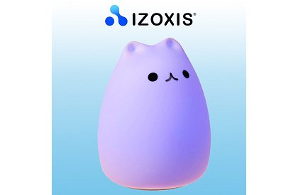 LED dětská noční lampička – kočka