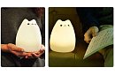 LED dětská noční lampička – kočka