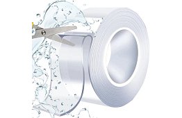 Transparentní oboustranná samolepící páska – 3 m