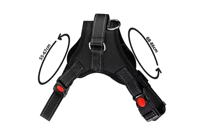 Beztlaký postroj pro psy - Velikost L