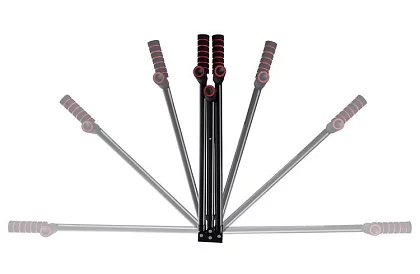 Cvičební pomůcka na protahování svalů nohou a stehen