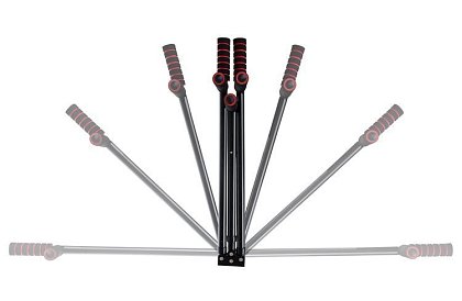 Cvičební pomůcka na protahování svalů nohou a stehen