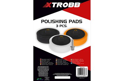 Leštící houby na auto 145 mm - sada 3 kusů